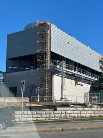 Completed 304 stainless cooling tower basin GSM Industrial scope complete University of Rochester Rochester NY